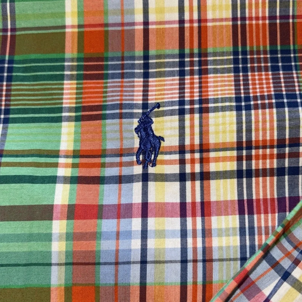Ralph Lauren Kids XL Multi Colored Plaid Long Sleeve Shirt